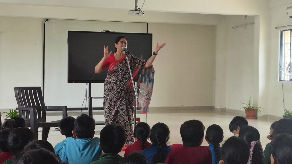 Story Telling Session with Ms. Renu Chamarty