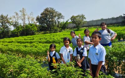 Field Trip of  Gr. 1,2 and 3 -Dhana Crop Sciences, R&D Farm.